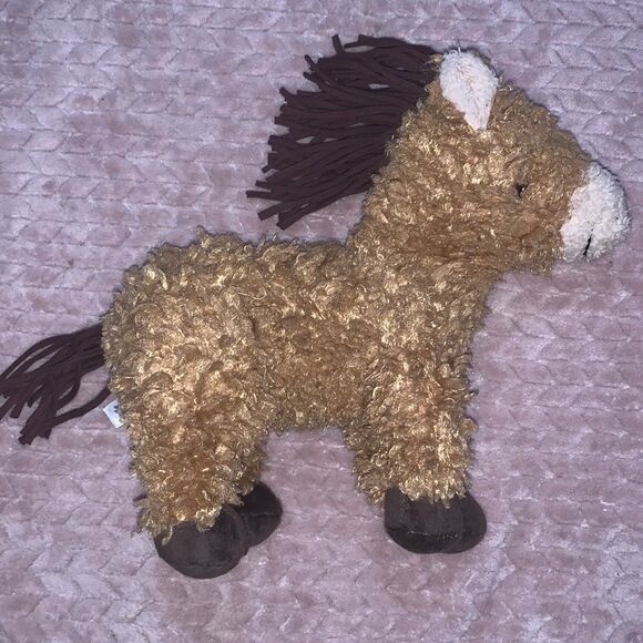 Bunnies by the Bay Other - Bunnies By The Bay Brown Shaggy Farm Horse Bucky Jr. Stuffed Animal Toy
